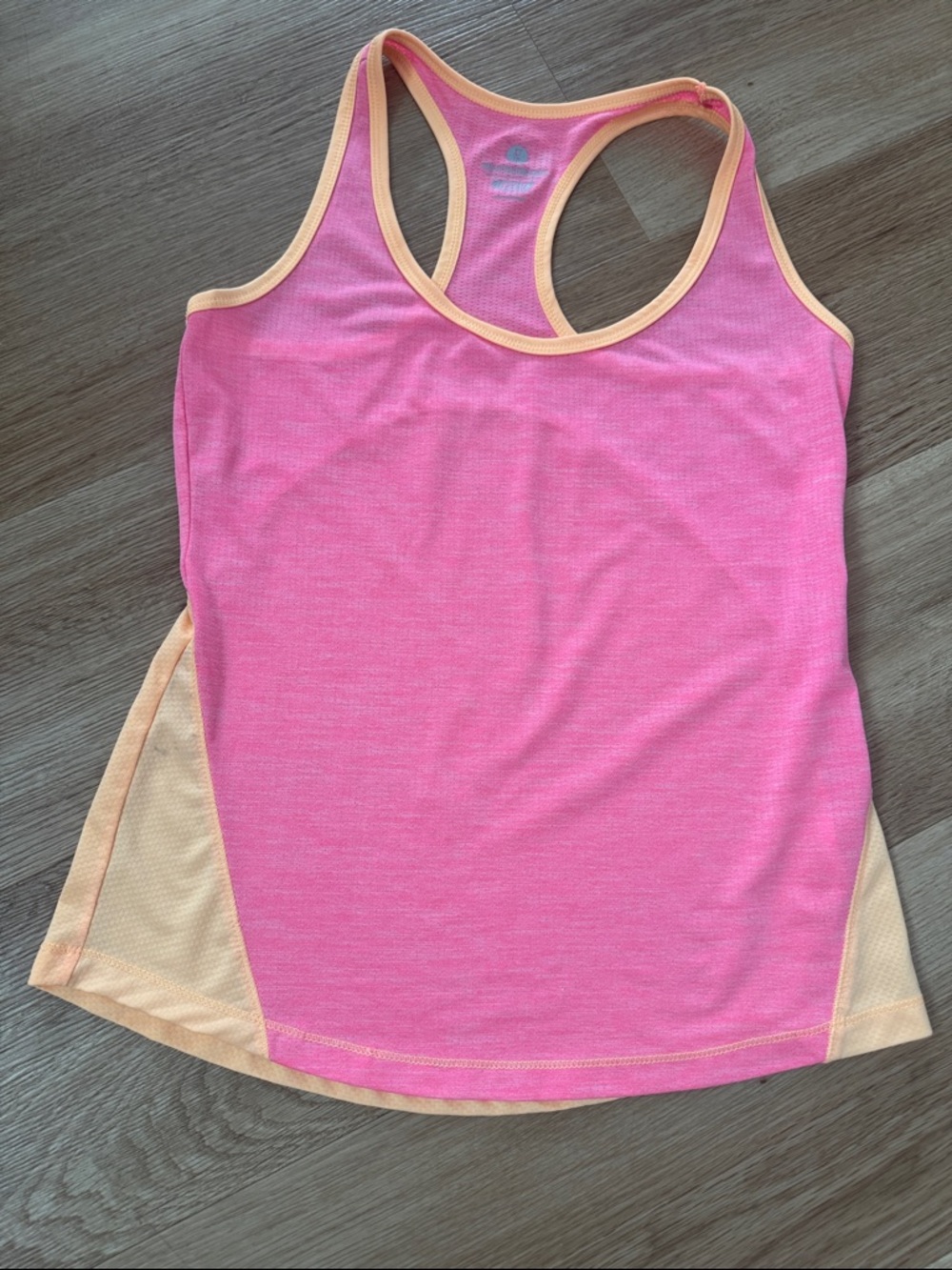 Old Navy Pink and Peach Racerback Tank Top